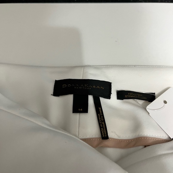 Donna Karan tech cotton blend pants - Picture 3 of 4